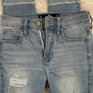 Hollister High-Rise Crop Super Skinny Jean 0S